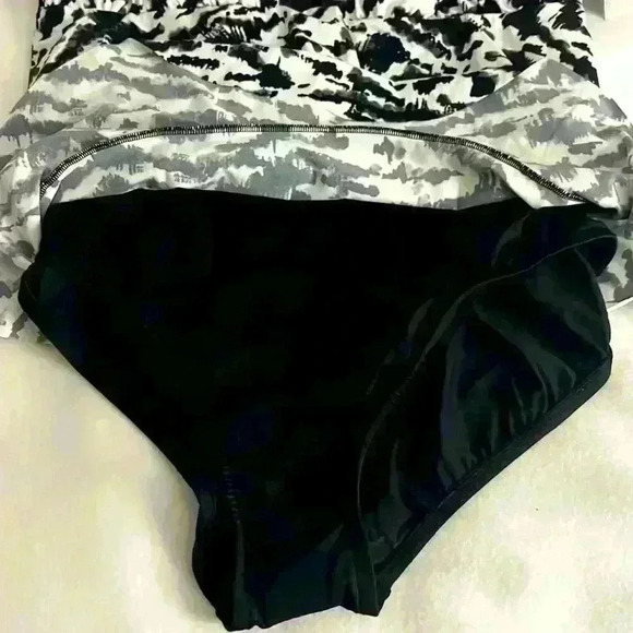 Swim Solutions Zebra Print One Piece - Picture 4 of 6